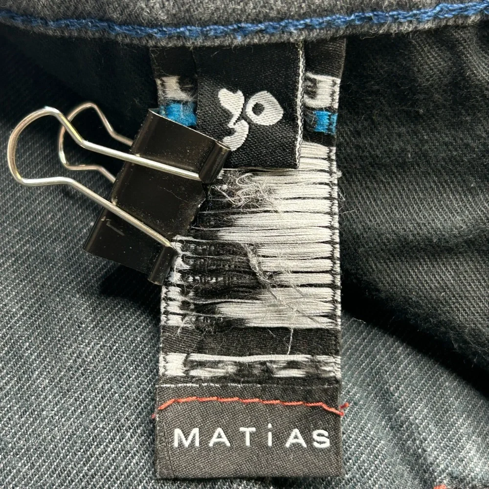 Matias Sol Jeans Gray Faded Denim Size 30x26.5 Selvedge Made‎ In USA Pants